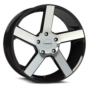 Vision Wheel Street Designs – 472 SWITCHBACK – Black – 20″x9″ 15mm – Summer Wheels – 472V2985GBMF15
